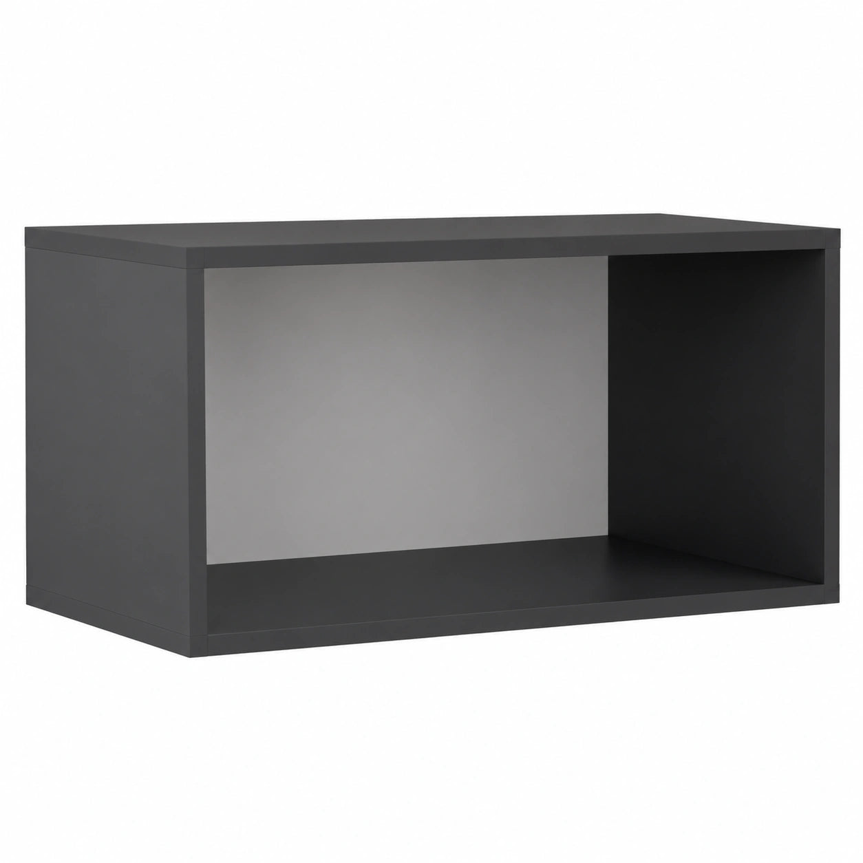 Vicco Elmo Schrankaufsatz, Anthrazitgrau, 80x40 cm, Platzsparende Lösung