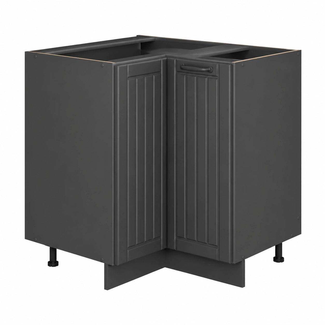 Vicco Fame-Line Eckunterschrank, Anthrazit, 80.5 cm, modular erweiterbar