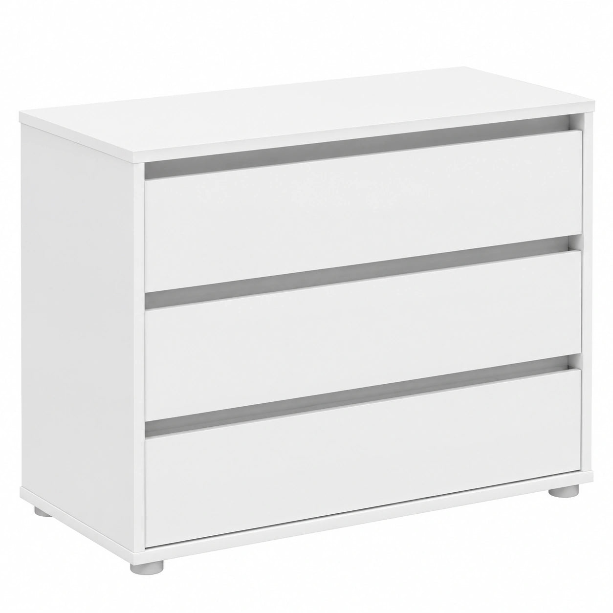 Moderne Weiße Kommode für Schlafzimmer und Flur, Großes Sideboard
