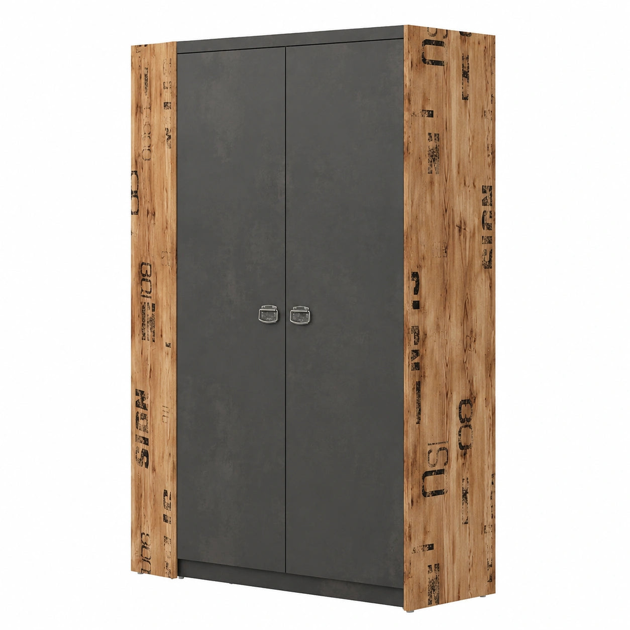 Eckkleiderschrank Fargo FG17 für Jugend- und Kinderzimmer, 97x97x191 cm