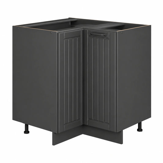 Vicco Fame-Line Eckunterschrank, Anthrazit, 80.5 cm, modular erweiterbar