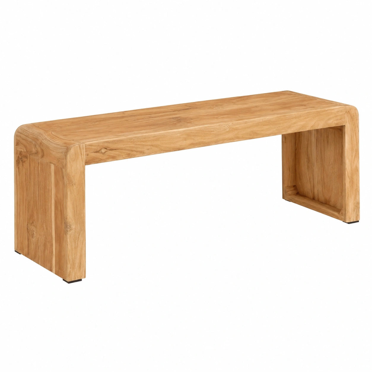 TV-Schrank aus massivem Akazienholz, 110x33x33 cm, Vintage-Stil, robustes Lowboard für Wohnzimmer
