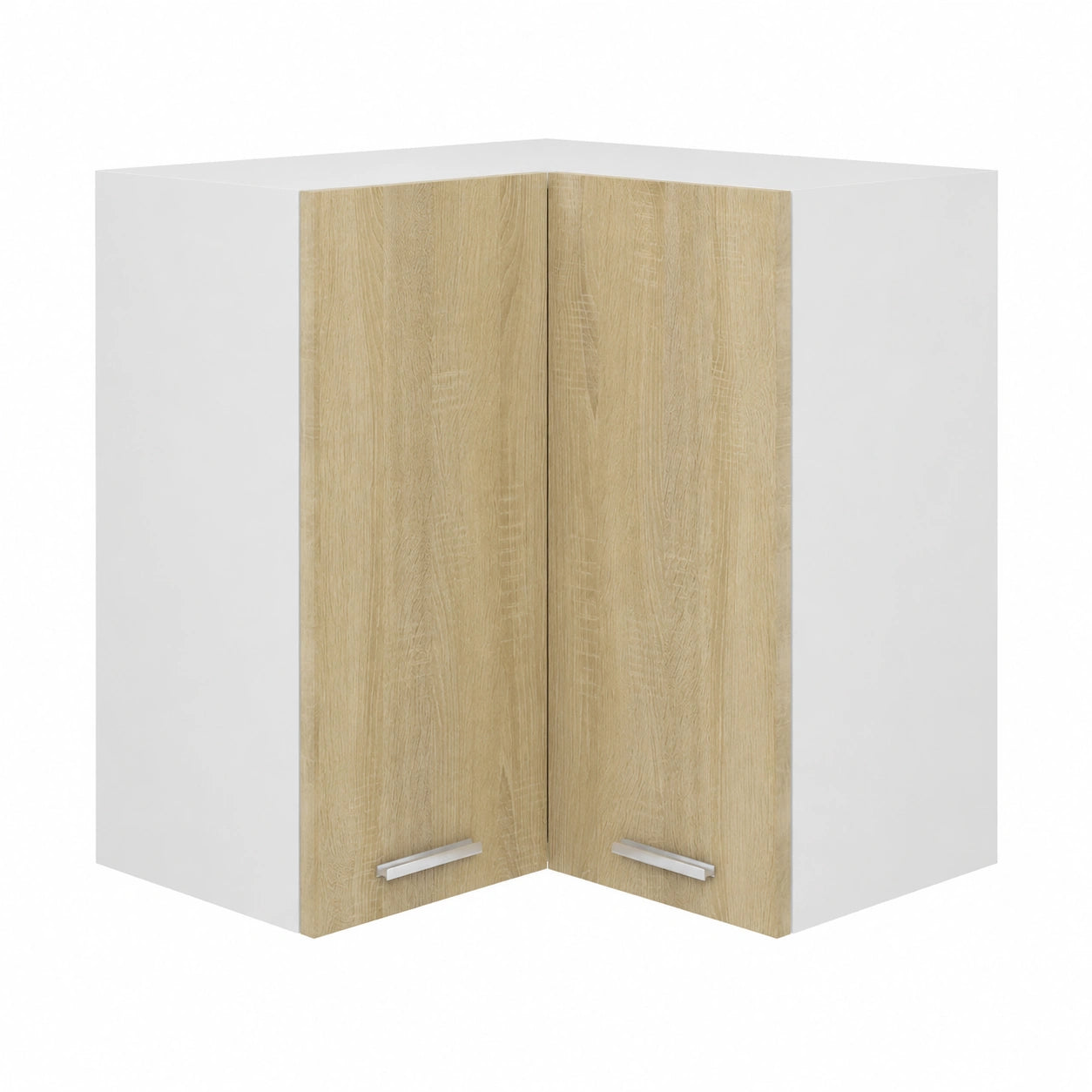 Eckschrank Lyon aus Sonoma-Eiche 57x57x60 cm, Praktischer Küchen-Hängeschrank