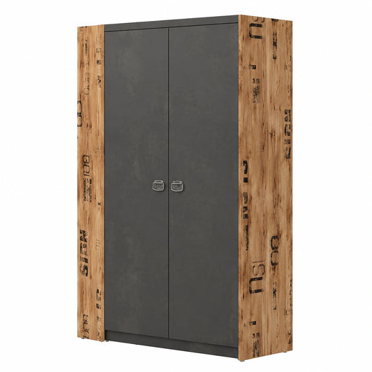 Eckkleiderschrank Fargo FG17 für Jugend- und Kinderzimmer, 97x97x191 cm